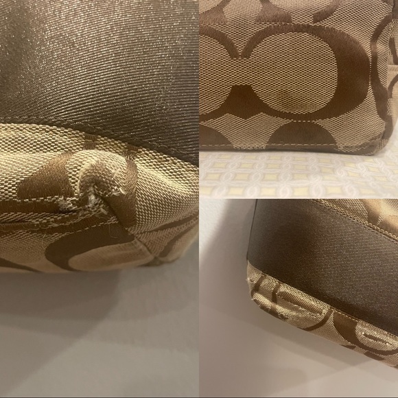 Pre-loved 2000s, vintage Authentic Coach signature logo purse & matching wallet - Picture 3 of 3